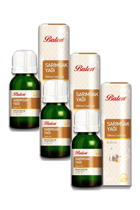 Balen Doğal Sarımsak Yağı (Ekstraksiyon) 20 ml 3 Adet