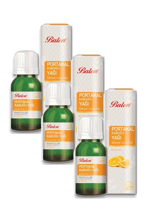 Balen Portakal Kabuğu Yağı (Pres) 20 ml 3 Adet