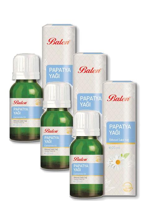 Balen Papatya Yağı (Maserasyon) 20 ml 3 Adet