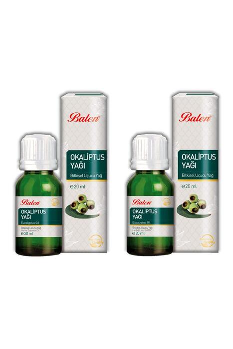 Balen Okaliptüs Yağı Distilasyon 20 ml 2 Adet