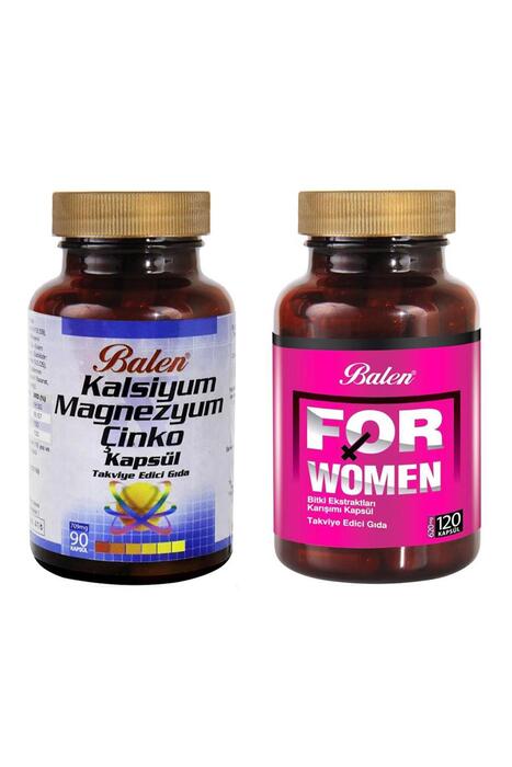 Balen For Woman(Bayan)+Balen Kalsiyum Magnezyum Çinko