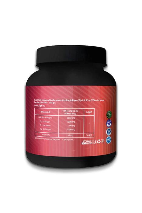 Hud Collagen Powder TİP 1-2-3 Takviye edici gıda 300g