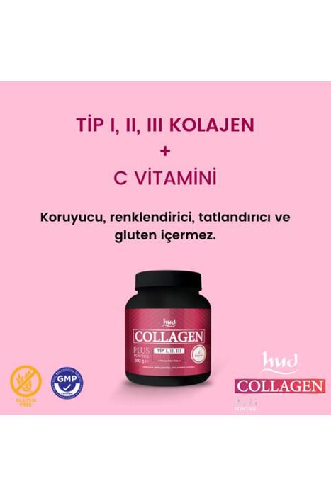 Hud Collagen Powder TİP 1-2-3 Takviye edici gıda 300g