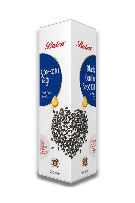 Balen 250 ml Çörekotu,Keten Tohumu,Tatlı Badem Yağları Soğuk Pres