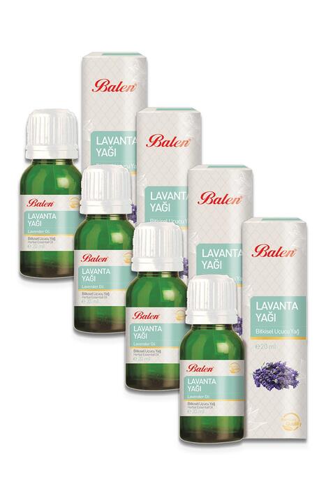 Balen Lavanta Yağı Distilasyon 20 ml 4 Adet