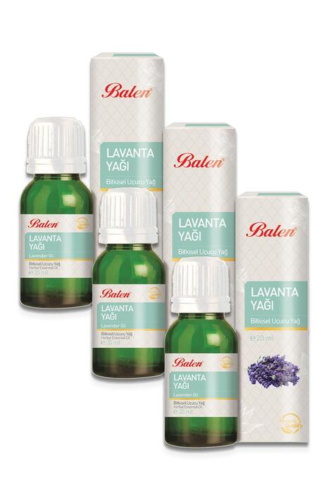 Balen Lavanta Yağı Distilasyon 20 ml 3 Adet