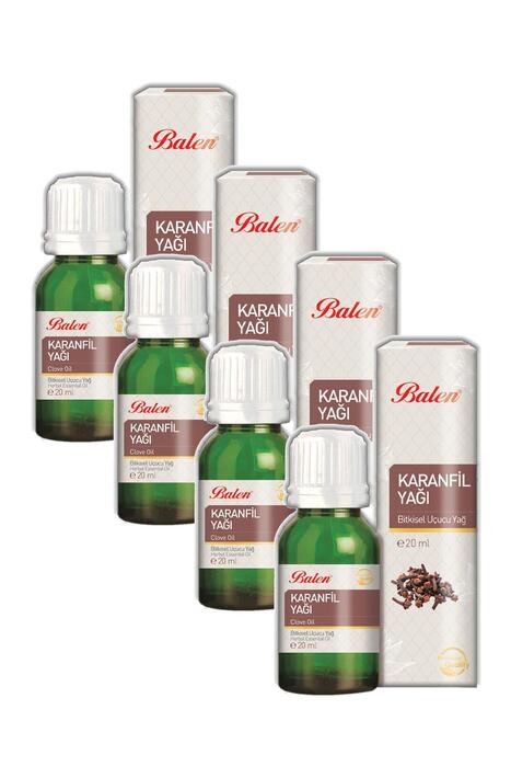 Balen Karanfil Yağı Distilasyon 20 ml 4 Adet