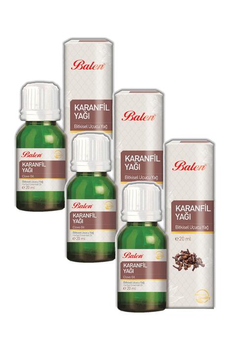 Balen Karanfil Yağı Distilasyon 20 ml 3 Adet