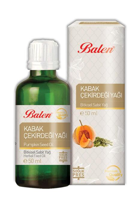 Balen Kabak Çekirdeği Yağı Soğuk Pres 50 ml