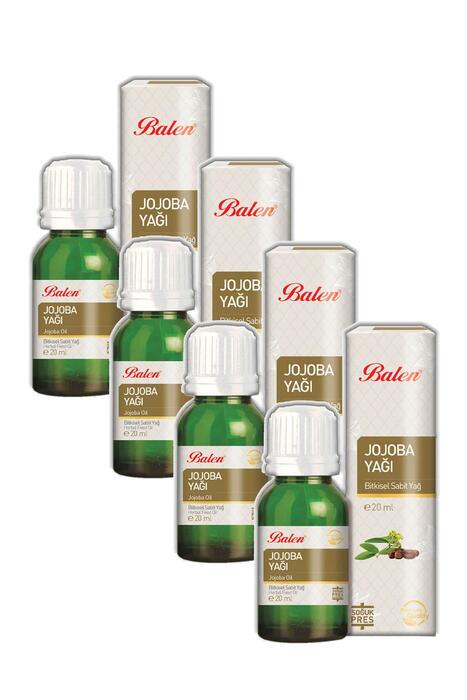 Balen Jojoba Yağı Soğuk Pres 20 ml 4 Adet