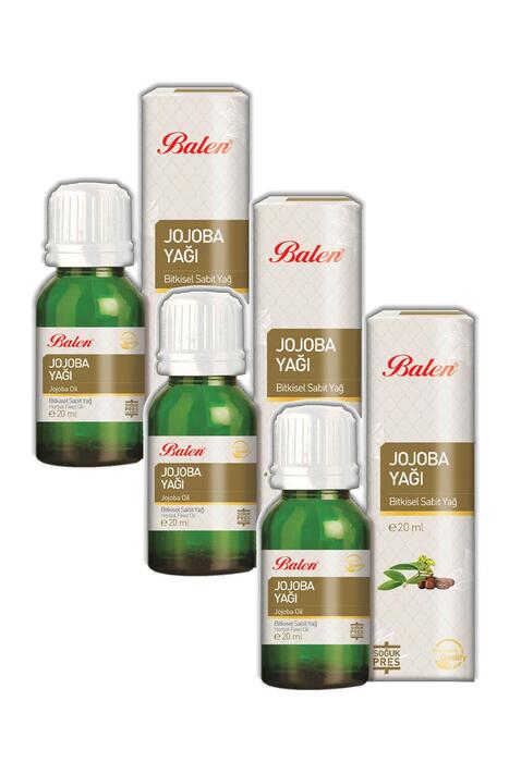 Balen Jojoba Yağı Soğuk Pres 20 ml 3 Adet