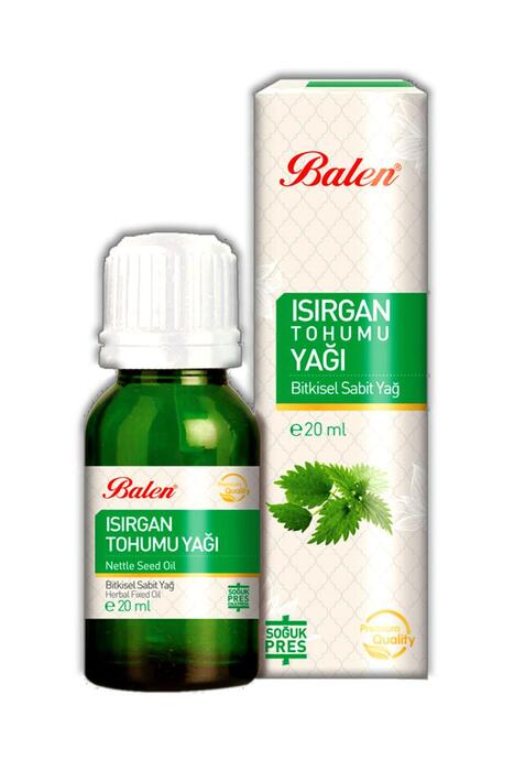 Balen Isırgan Tohumu Yağı Soğuk Pres 20 ml