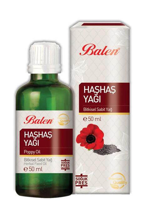 Balen Haşhaş Yağı Soğuk Pres 50 ml 3 Adet