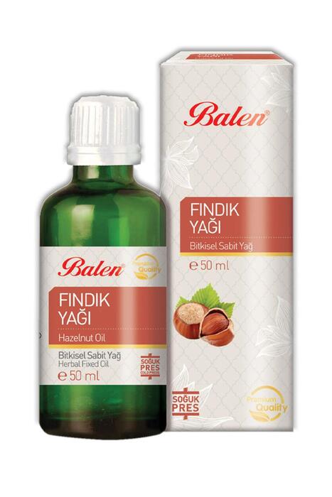 Balen Fındık Yağı Soğuk Pres 50 ml 3 Adet