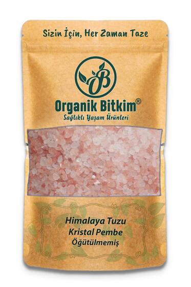 Organik Bitkim Himalaya Tuzu Kristal  Pembe 1000 gr