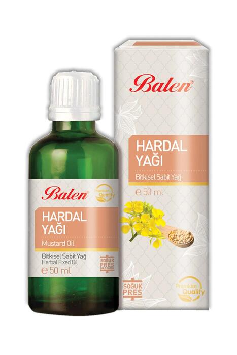 Balen Hardal Yağı Soğuk Pres 50 ml 4 Adet