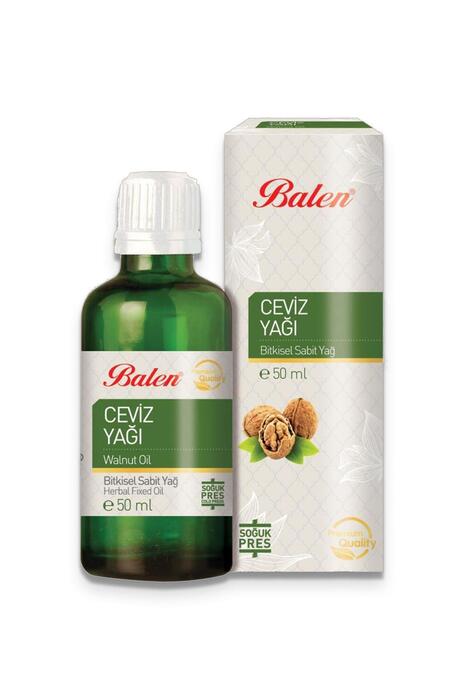 Balen Ceviz Yağı Soğuk Pres 50 ml 2 Adet