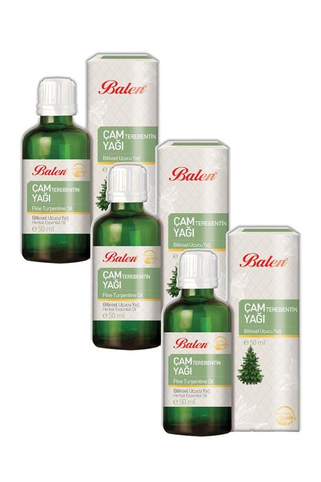 Balen Çam Terebentin Yağı (Distilasyon) 50 ml 3 Adet