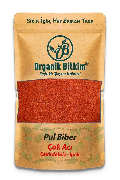 Organik Bitkim Pul Biber - Çok Acı 150 gr