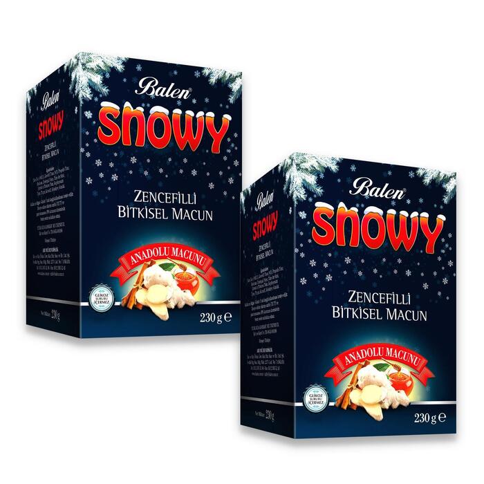 Balen SNOWY Zencefilli Anadolu Kış Macunu 230 gr x 2 Adet