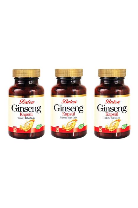 Balen Kırmızı Gınseng 375 MG 60 Kapsül 3 Adet