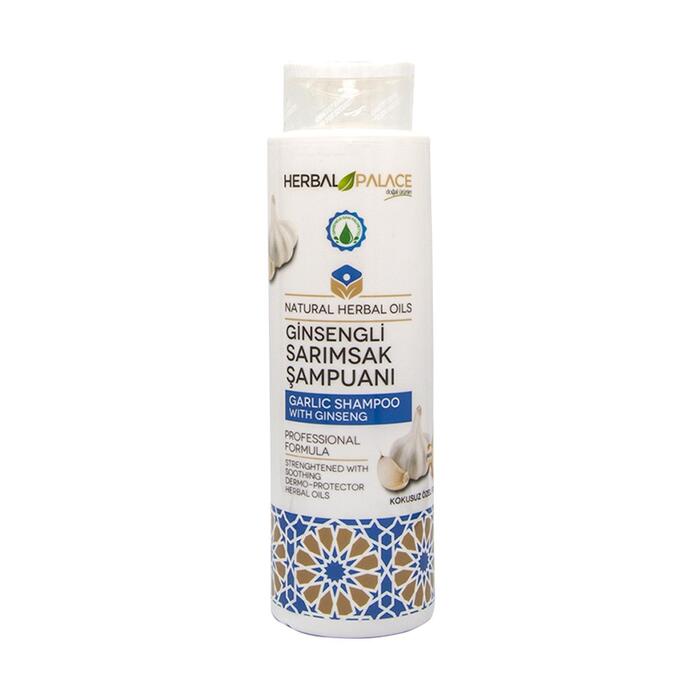 Herbal Palace Ginsengli Sarımsak Şampuanı Kokusuz 2 x 400 ml