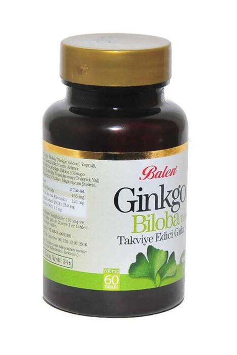 Balen Ginko Biloba 600 mg 60 Tablet x 3 Adet