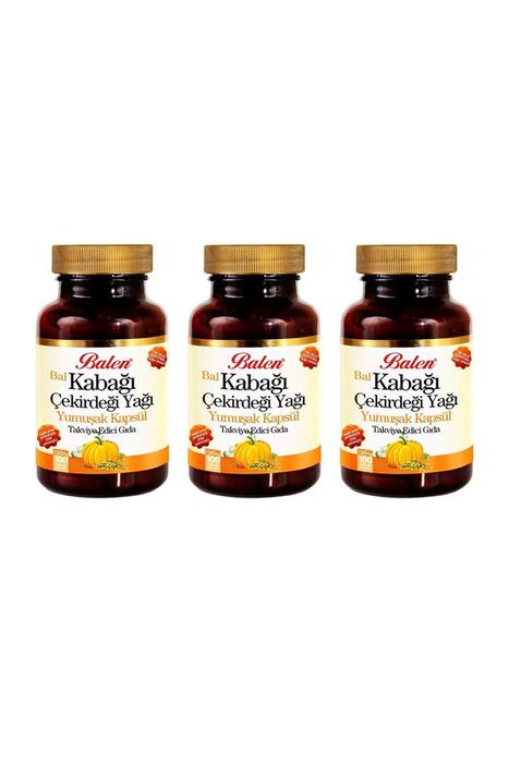 Balen Kabak Çekirdeği Yağı Kapsülü 1380 mg 3x100 Adet