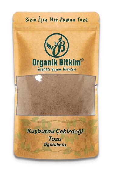 Organik Bitkim Kuşburnu Çekirdeği Tozu (Öğütülmüş) 250 gr