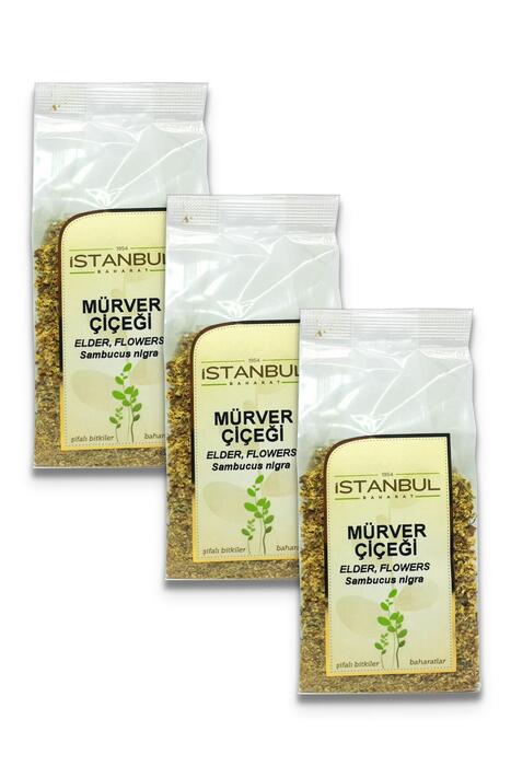 İstanbul Baharat Mürver Çiçeği 50 gr x 3 Adet