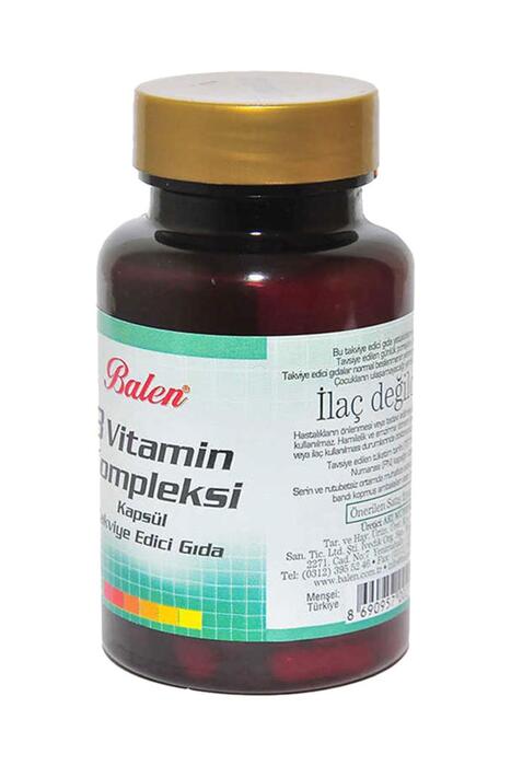 Balen B Vitamin Kompleksi 425 mg 2 x 60 Kapsül