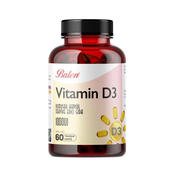 Balen Vitamin D3 450 Mg 60 Yumuşak Kapsül