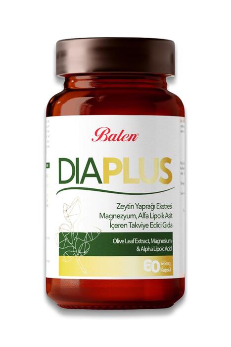 Balen Dia Plus Zeytin Yap. Magnezyum & Ala Kapsül 655 Mg 60 Kapsül