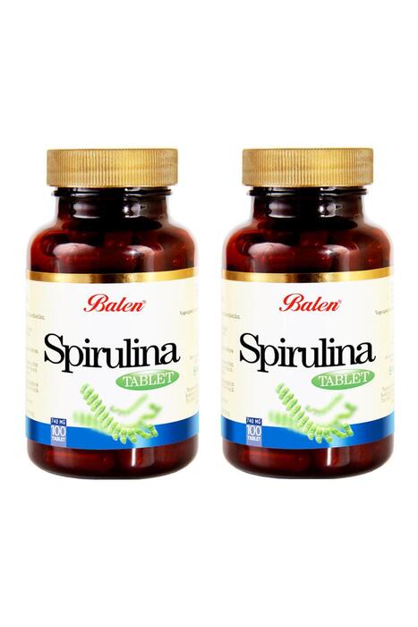 Balen Spirulina (Yosun) 740 mg 100 Tablet x 2 Adet