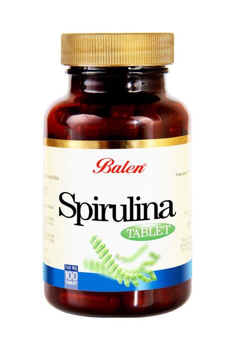 Balen Spirulina (Yosun) 740 mg 100 Tablet x 2 Adet