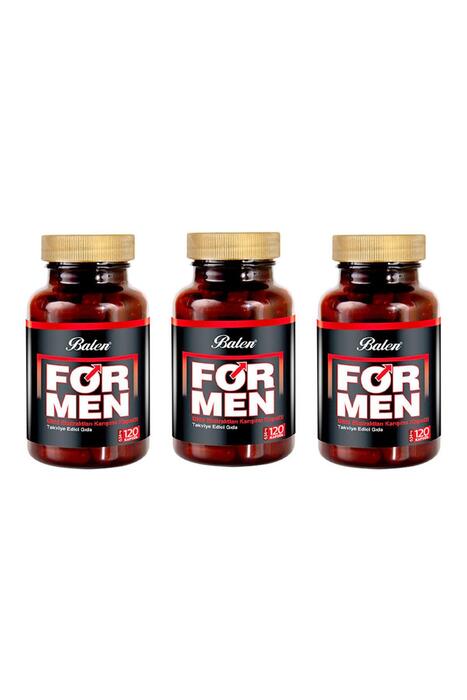 Balen For Men Bitki Karışımı 634 mg 120 Kapsül x 3 Adet