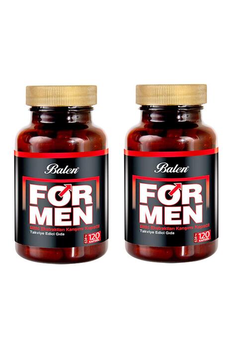 Balen For Men Bitki Karışımı 634 mg 120 Kapsül x 2 Adet