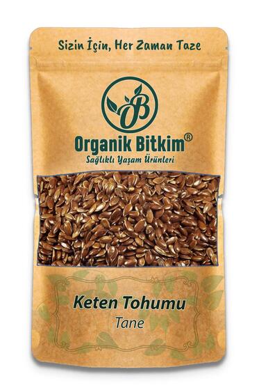 Organik Bitkim Keten Tohumu Tane 500 gr