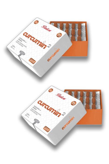 Balen Curcumin 2 - Takviye Edici Gıda 1380 Mg 60 Kapsül 2 Adet