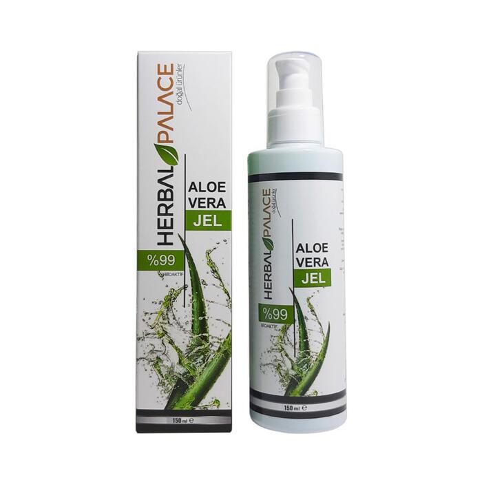 Herbal Palace Aloe Vera Cilt Bakım Jel - % 99 Aloe Vera 150 ml