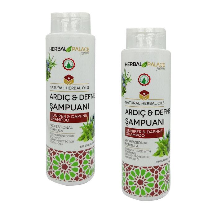 Herbal Palace Ardıç ve Defne Şampuanı 400 ml x 2 Adet