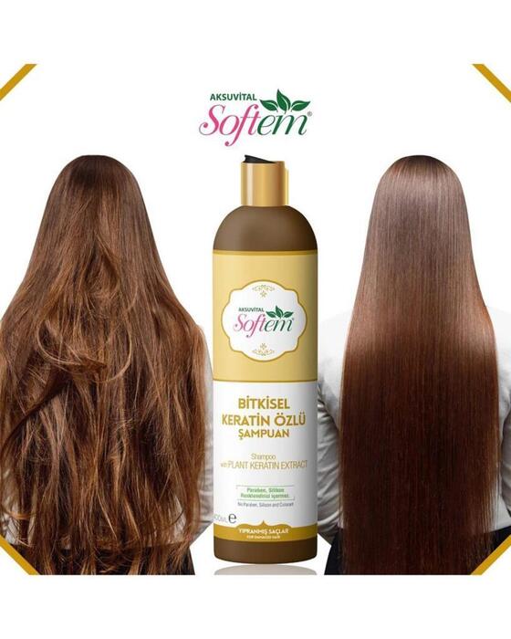 Softem Bitkisel Keratin Özlü Şampuan 400 ml