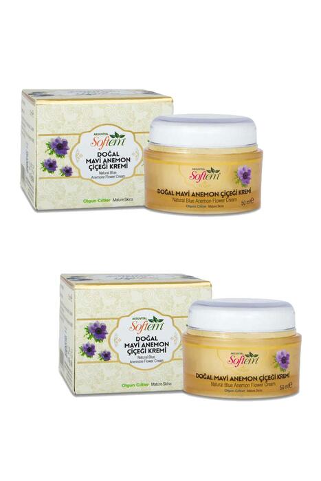 Softem Aksuvital Mavi Anemon Çiçeği Kremi 50 ml x 2 Adet