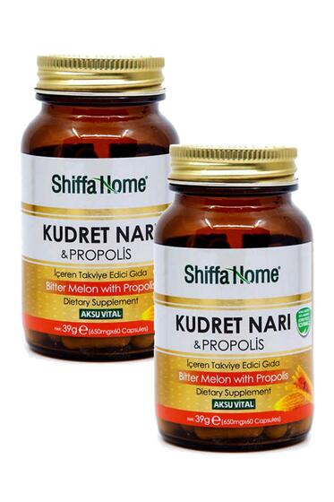 Shiffa Home Kudret Narı Propolis 650 mg 60 Kapsül x 2 Adet