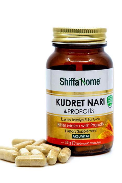 Shiffa Home Kudret Narı Propolis 650 mg 60 Kapsül x 2 Adet