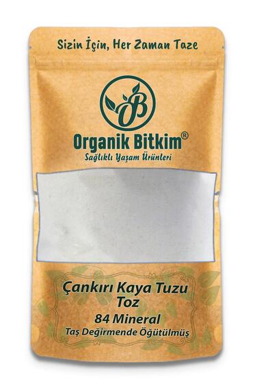 Organik Bitkim 84 Mineral Doğal Çankırı Kaya Tuzu Taş Değirmende Öğütülmüş 3 x 500 gr