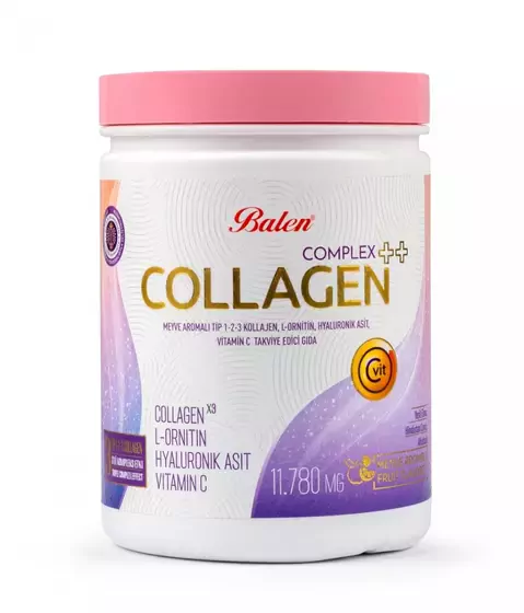 Balen Collagen Complex ++ Meyve Aromalı Tip 1,2,3 Kolajen , L-Ornitin, VİTAMİN C