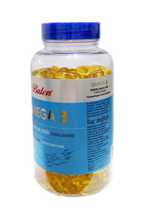 Balen Omega 3 Norveç Balık Yağı 1380 Mg 200 Kapsül (Trigliserid Form)