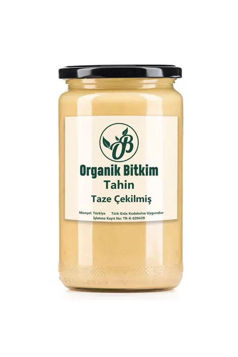 Organik Bitkim Taze Çekim Tahin 400 gr