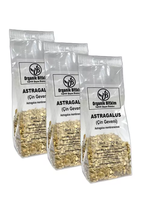 Organik Bitkim Astragalus (Çin Geveni) 50 gr x 3 Adet